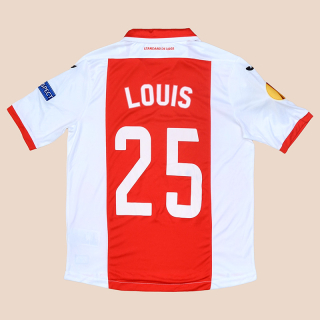 Standard Liege 2014 - 2015 Match Worn (vs. Dynamo Kyiv) Home Shirt #25 Louis (Very good) M