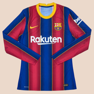 Barcelona 2020 - 2021 Player Issue Home Shirt (Excellent) M