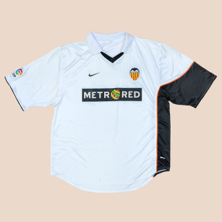 Valencia 2001 - 2002 Home Shirt (Good) L