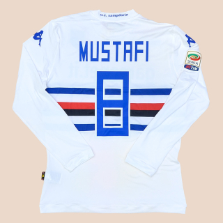 Sampdoria 2013 - 2014 Match Issue Away Shirt #8 Mustafi (Excellent) XL