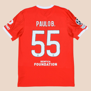 Benfica 2022 - 2023 Match Worn Home Shirt #55 Paulo Bernardo (Excellent) M