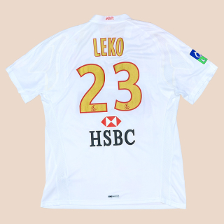 Monaco 2008 - 2009 Match Issue Away Shirt #23 Leko (Good) XL