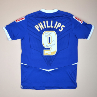 Birmingham 2008 - 2009 Match Issue 'Signed' Home Shirt #9 Phillips (Very good) M