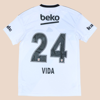 Besiktas 2019 - 2020 Match Issue Home Shirt #24 Vida (Very good) M