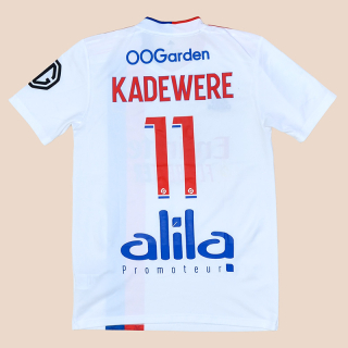 Lyon 2021 - 2022 Match Issue Home Shirt #11 Kadewere (Excellent) S