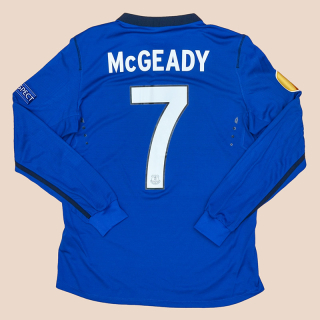 Everton 2014 - 2015 Match Worn Europa League (vs. Dynamo Kyiv) Home Shirt #7 McGeady (Very good) S