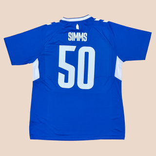 Everton 2023 - 2024 Match Issue Home Shirt #50 Simms (Excellent) M