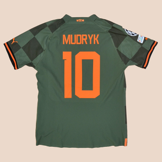 Shakhtar Donetsk 2022 - 2023 Match Issue Champions League Away Shirt #10 Mudryk (Excellent) M