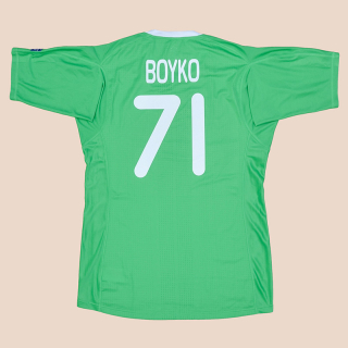 Dynamo Kiev 2017 - 2018 Match Issue Champions League Goalkeeper Shirt #71 Boyko L (8)