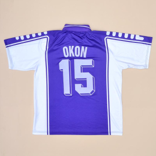 Fiorentina 1999 - 2000 Player Issue Home Shirt #15 Okon (Very good) XL