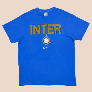 Inter Milan 2009 - 2010 Cotton Shirt (Very good) L