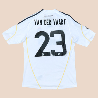 Real Madrid 2009 - 2010 Champions League Home Shirt #21 van der Vaart (Good) M