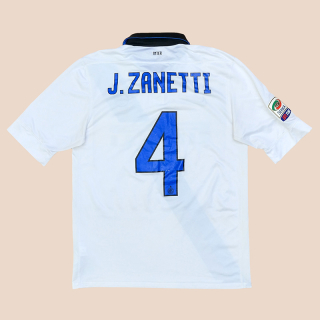 Inter Milan 2011 - 2012 Away Shirt #4 Zanetti (Good) M