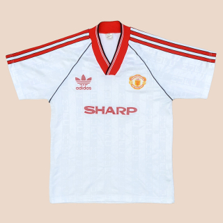 Manchester United 1988 - 1990 Away Shirt (Good) L boys