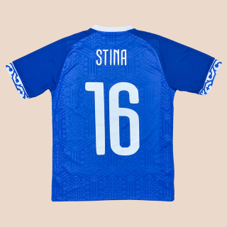 Moldova 2022 - 2023 Match Worn Home Shirt #16 Stina (Excellent) M