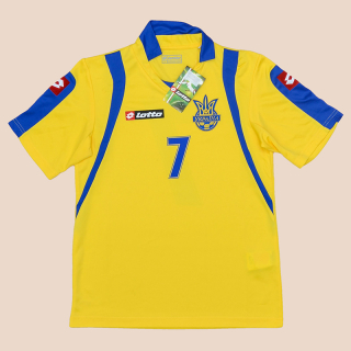 Ukraine 2007 - 2008 'BNWT' Home Shirt #7 (New with defects) S