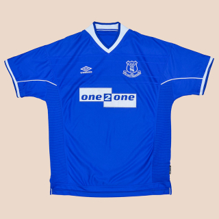 Everton 1999 - 2000 Home Shirt (Very good) XL