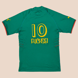 Cameroon 2002 - 2004 Home Shirt #10 Fuchsei (Very good) M