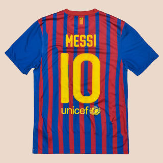 Barcelona 2011 - 2012 Home Shirt #10 Messi (Very good) S