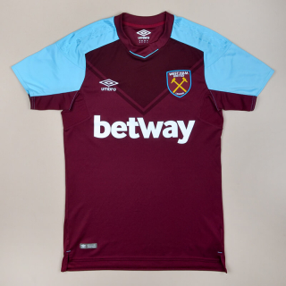 West Ham 2017 - 2018 Home Shirt (Good) S