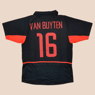 Belgium  2002 - 2004 Away Shirt #16 van Buyten (Very good) M