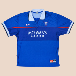 Rangers 1997 - 1999 Home Shirt (Very good) L