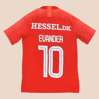 FC Midtjylland 2018 - 2019 Player Issue Home Shirt #10 Evander (Good) S