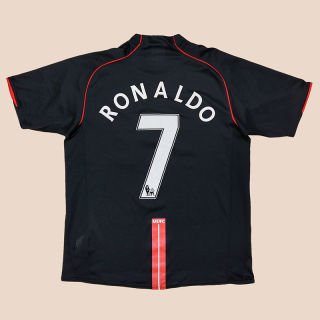 Manchester United 2007 - 2008 Away Shirt #7 Ronaldo (Good) L