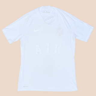 AIK Stockholm 2020 - 2021 Whiteout Vaporknit Away Shirt (Very good) M