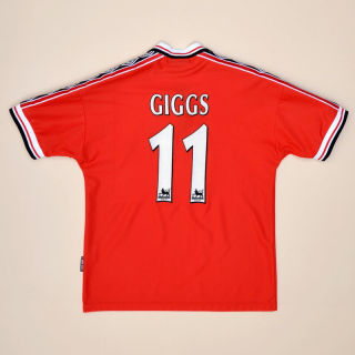 Manchester United 1998 - 2000 Home Shirt #11 Giggs (Very good) M