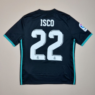 Real Madrid 2017 - 2018 Away Shirt #22 Isco (Very good) YL