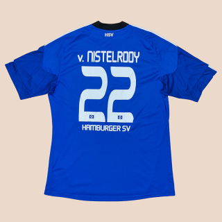 Hamburg 2010 - 2011 Away Shirt #22 v. Nistelrooy (Excellent) L