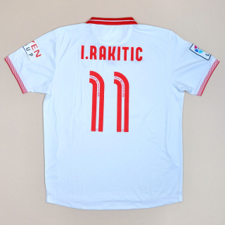 Sevilla 2012 - 2013 Match Issue Home Shirt #11 Rakitic (Very good) L