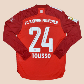 Bayern Munich 2021 - 2022 Match Issue Home Shirt #24 Tolisso (Excellent) S/M (5)