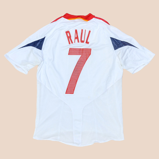 Spain 2004 - 2005 Player Issue Away Shirt #7 Raul (Good) L