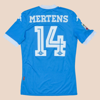 Napoli 2015 - 2016 Match Issue Home Shirt #14 Mertens (Good) M