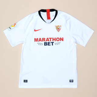 Sevilla 2019 - 2020 Home Shirt (Very good) L