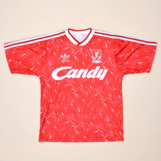 Liverpool 1989 - 1991 Home Shirt (Very good) M