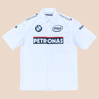 Team Sauber 2008 'Kubica Heidfeld Era' Formula 1 Button Shirt (Very good) L