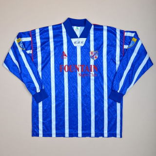 Cowdenbeath 1995 - 1996 Match Worn Home Shirt #19 (Very good) XL