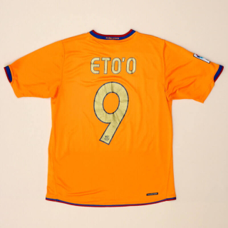 Barcelona 2006 - 2007 Away Shirt #9 Eto'O (Good) S