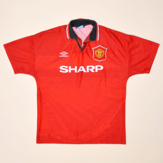 Manchester United 1994 - 1996 Home Shirt (Very good) L