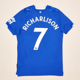 Everton 2019 - 2020 Home Shirt #7 Richarlison (Very good) S