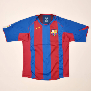 Barcelona 2004 - 2005 Home Shirt (Excellent) L