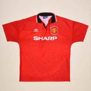 Manchester United 1994 - 1996 Home Shirt (Very good) XL