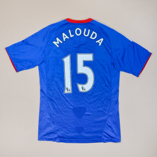 Chelsea 2010 - 2011 Home Shirt #15 Malouda (Very good) S