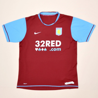 Aston Villa 2007 - 2008 Home Shirt (Very good) L