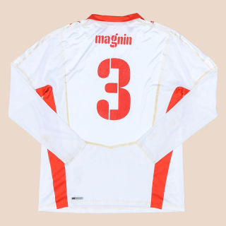 Switzerland  2008 - 2009 Player Issue Away Shirt #3 Magnin (Good) XL