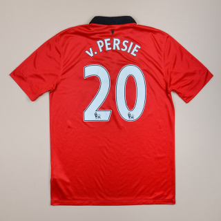 Manchester United 2013 - 2014 Home Shirt #20 v. Persie (Good) L