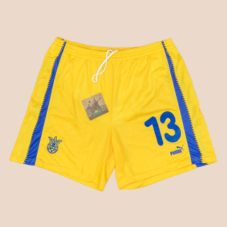 Ukraine 1998 - 2000 'BNWT' Player Issue Home Shorts #13 (New with tags) XXL